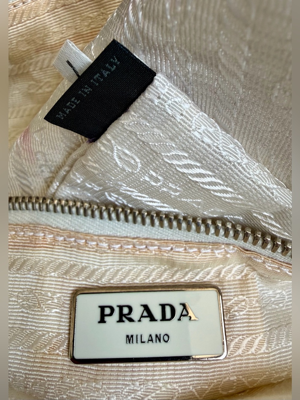 Vintage Prada Tessuto Stampato 2WAY Tote / Shoulder Bag B2052G - Picture 9 of 11